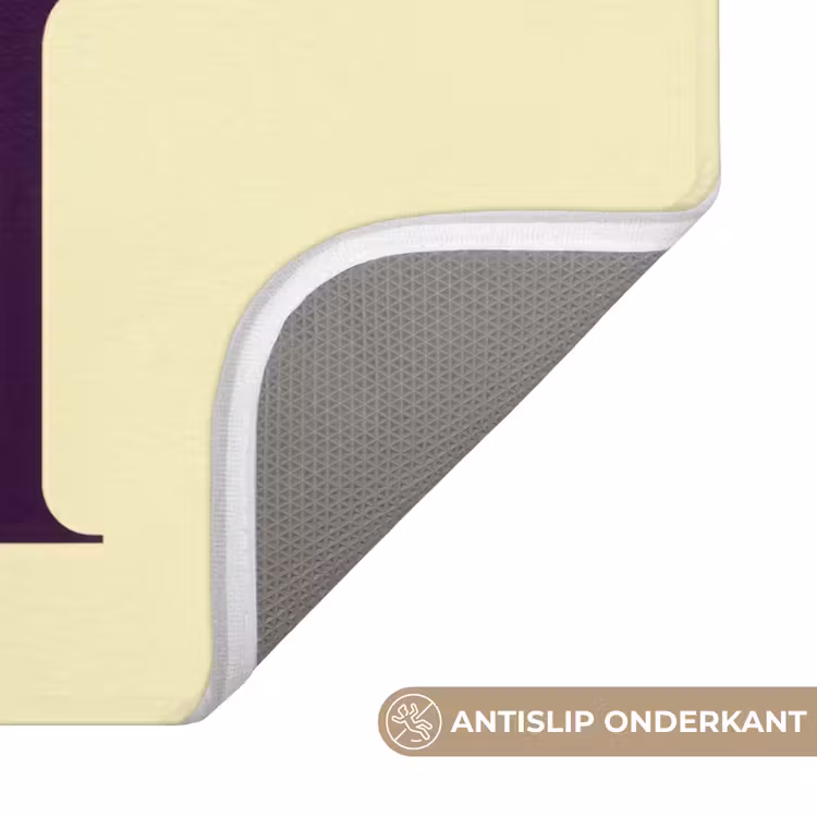 Oh hi - Geel - Monogram Badmat klein -USP_AntislipNL
