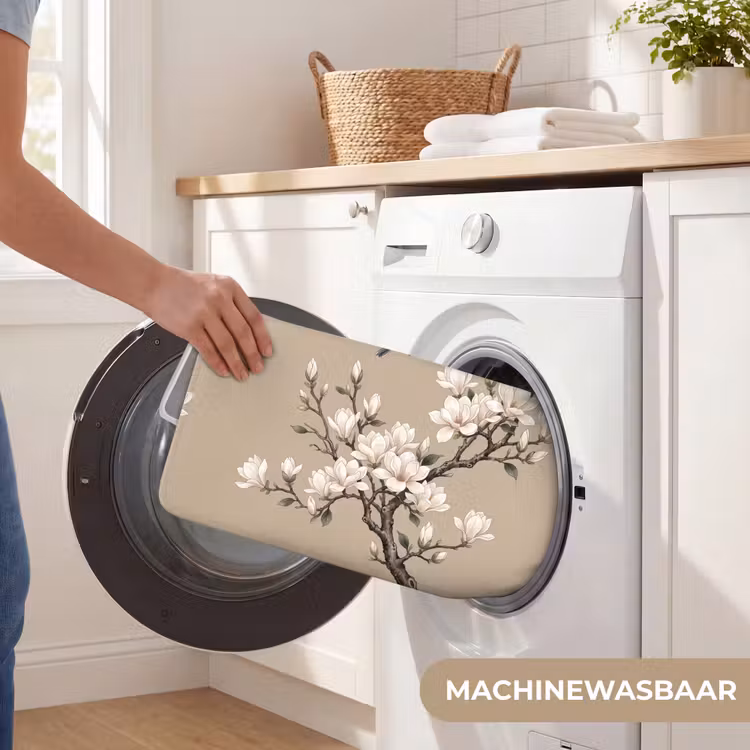 Oosters - Vogels - Beige Badmat klein -USP_WasbaarNL