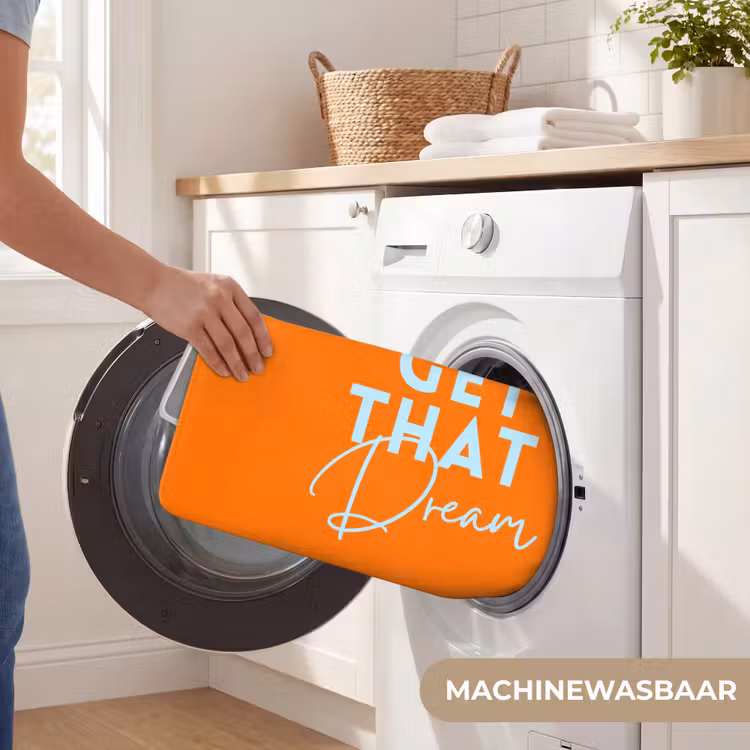 Oranje - Blauw - Go get that dream Badmat klein -USP_WasbaarNL