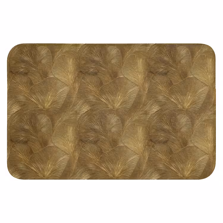 Organisch - Lijnen - Goud Badmat klein 997 -3d