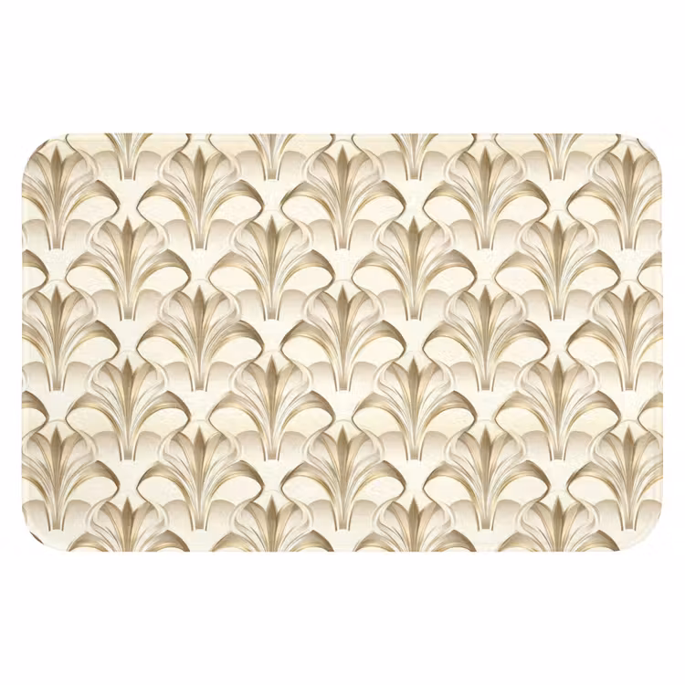 Ornament - Barok - Goud Badmat klein 997 -3d
