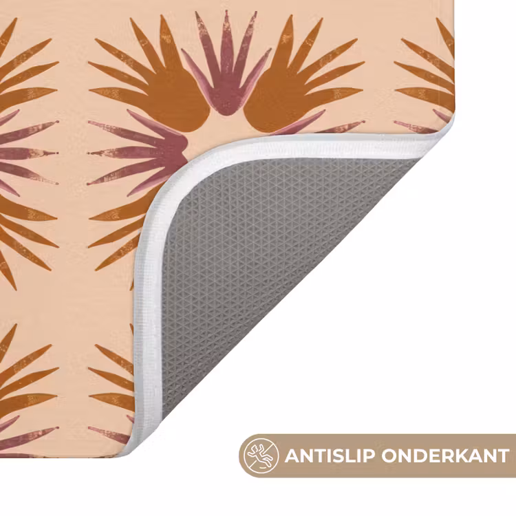 Ornament - Patroon - Oker Badmat klein 997 -USP_AntislipNL