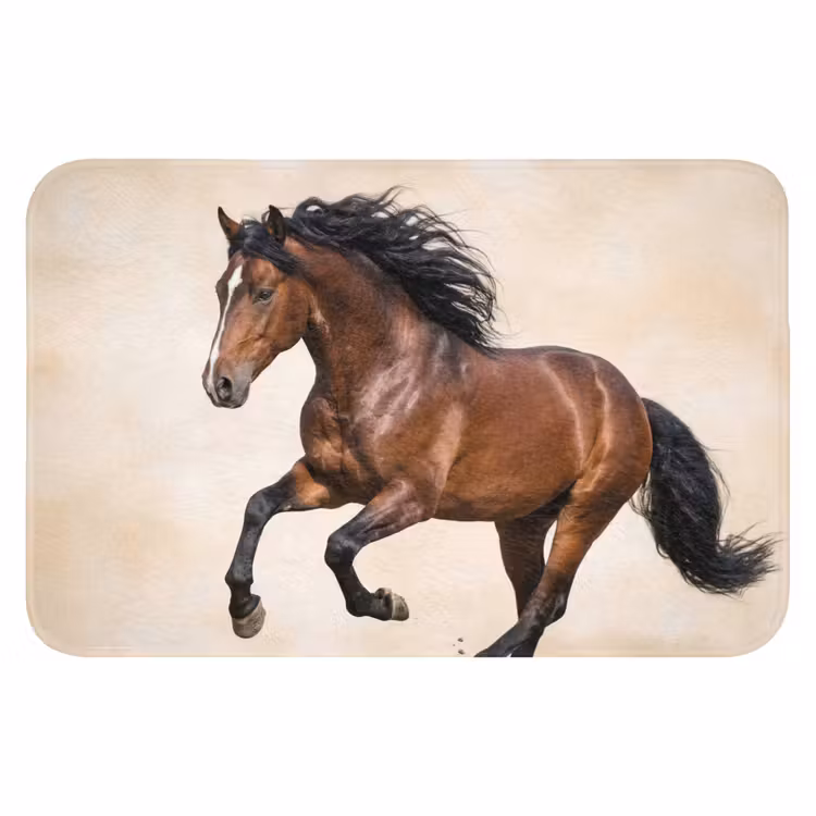 Paard - Galop - Energie Badmat klein -3d