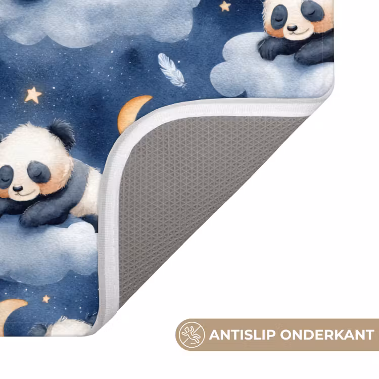 Panda's - Slapen - Blauw Badmat klein 997 -USP_AntislipNL