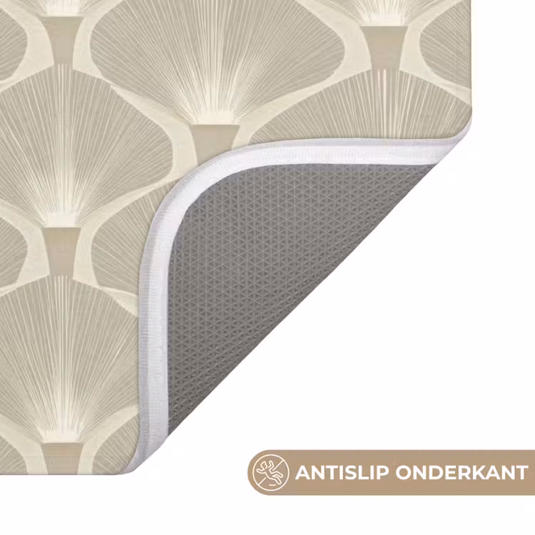 Paneel - Ginkgo - Zand Badmat klein 997 -USP_AntislipNL