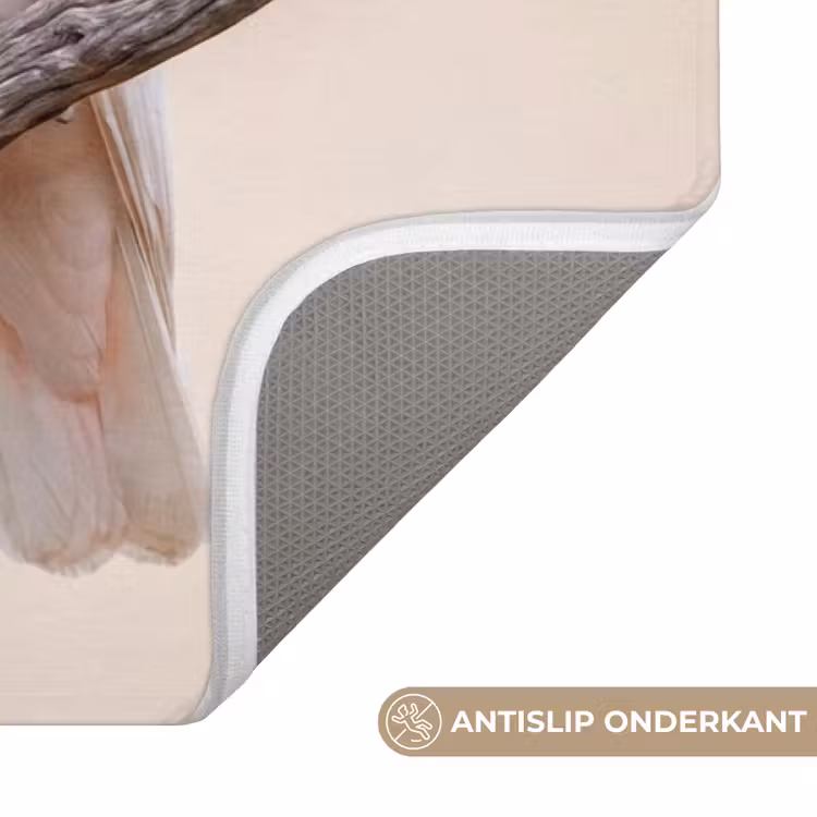 Papagaai - Tak - Roze Badmat middel -USP_AntislipNL