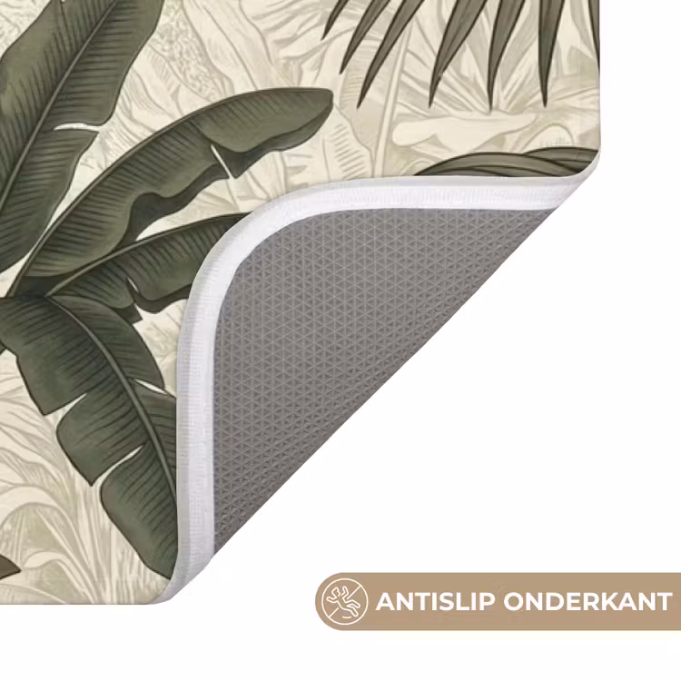 Papagaaien - Jungle - Tropisch - Green Badmat middel -USP_AntislipNL