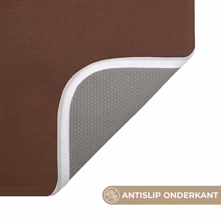 Papaverbol - Droogbloem - Bruin - Minimalistisch Badmat middel -USP_AntislipNL