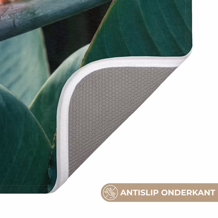 Paradijsvogel - Bloem - Exotisch Badmat klein -USP_AntislipNL