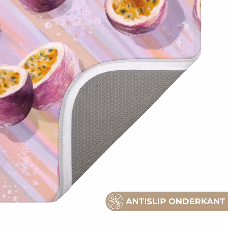 Passievrucht - Tropisch - Paars Badmat klein 997 -USP_AntislipNL