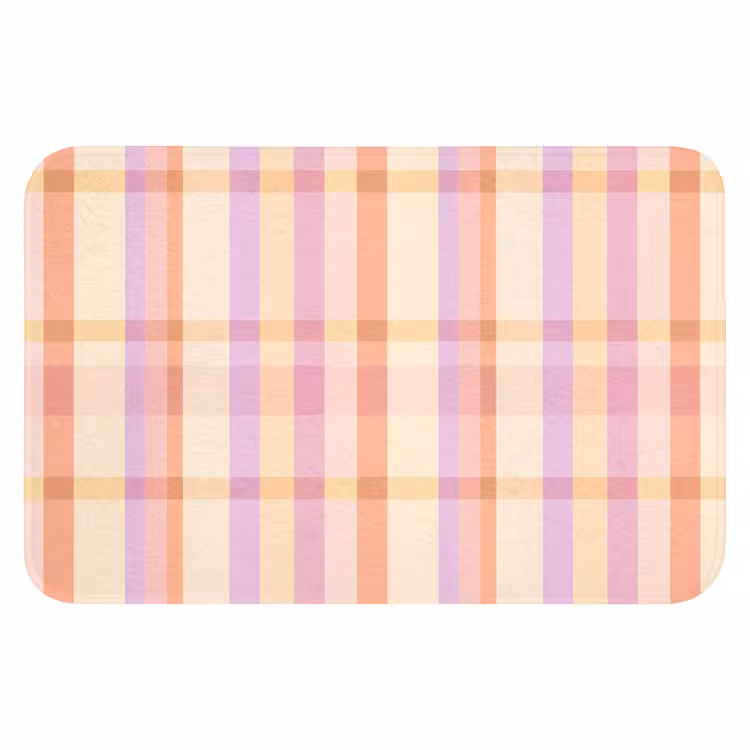 Pastel - uitpatroon - Geometrisch Badmat klein 997 -3d