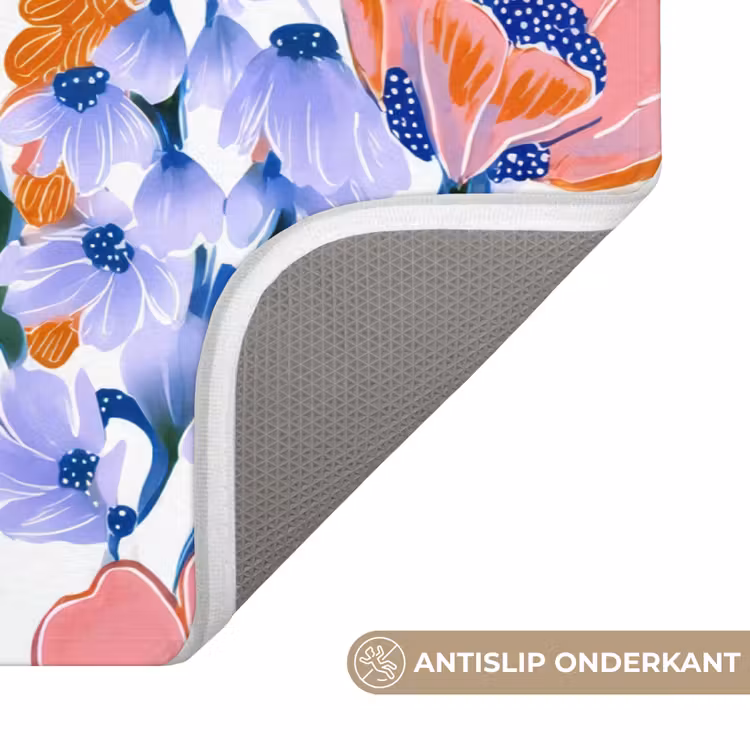 Patroon - Aquarel - Kleurrijk Badmat klein 997 -USP_AntislipNL