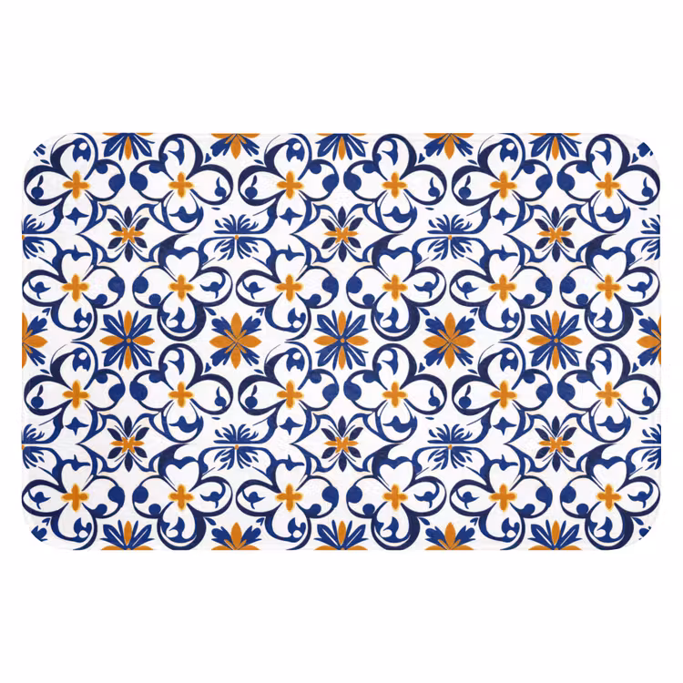 Patroon - Modern - Kleurrijk Badmat klein 997 -3d