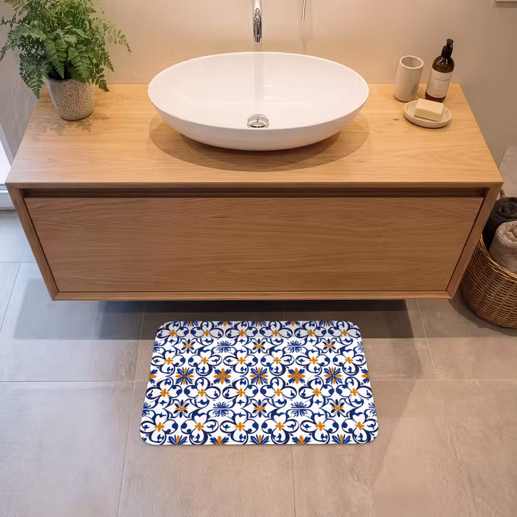 Patroon - Modern - Kleurrijk Badmat klein 997 -sfeer1