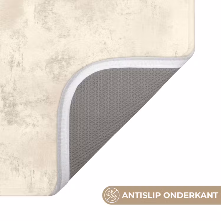 Patroon - Organisch - Beige Badmat klein 997 -USP_AntislipNL