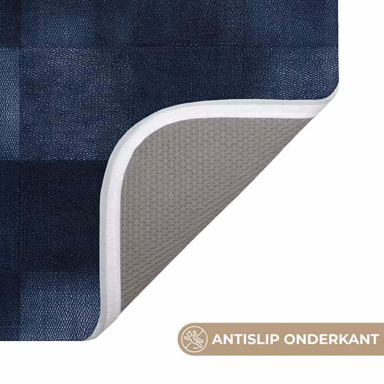 Patroon - Ruit - Marineblauw Badmat klein 997 -USP_AntislipNL