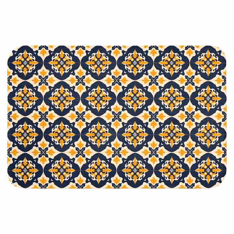 Patroon - Siertegel - Kleurrijk Badmat klein 997 -3d