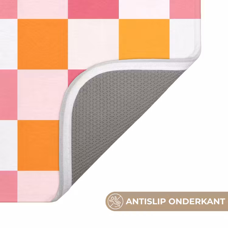 Patroon - Vierkant - Roze Badmat klein 997 -USP_AntislipNL