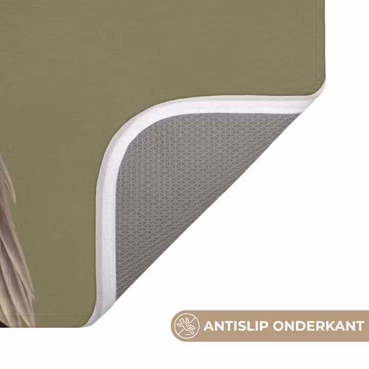 Pelikaan - Wit - Vogel - Klassiek - Natuur Badmat middel -USP_AntislipNL