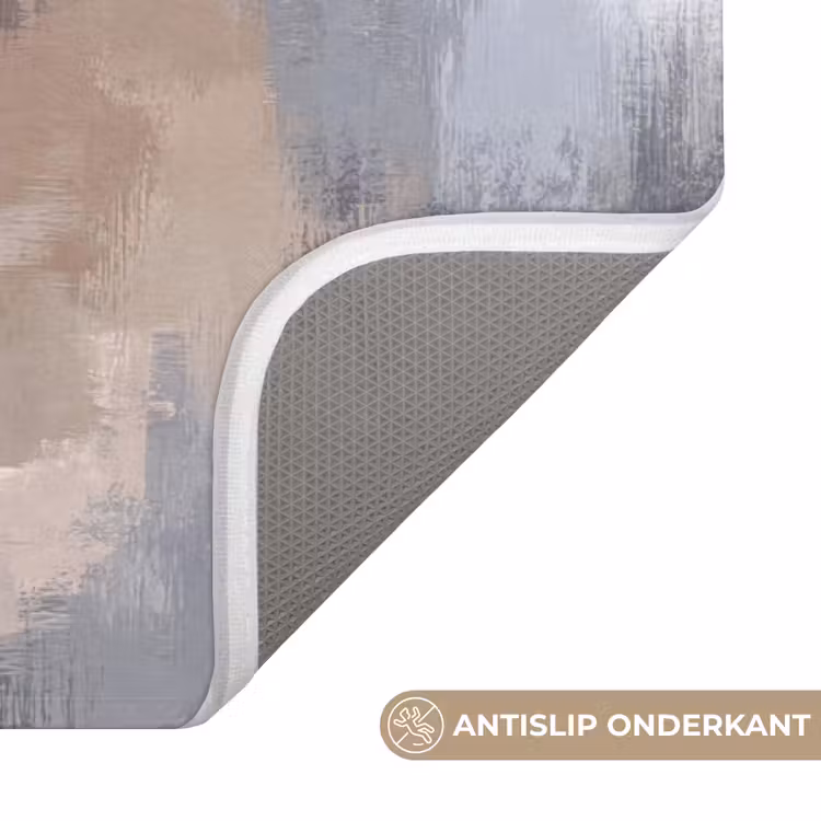 Penseelstreken - Schilderij - Beige Badmat klein -USP_AntislipNL