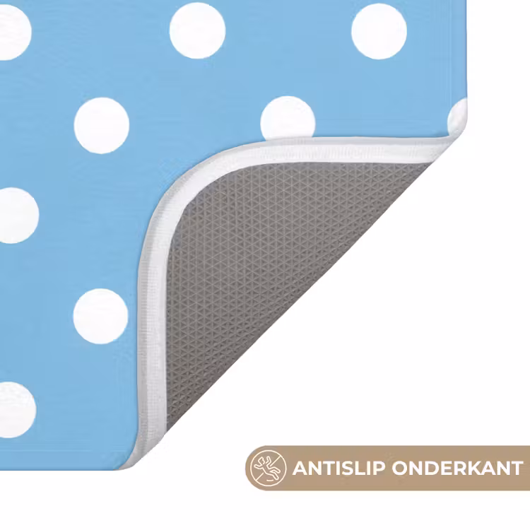 Polka - Dots - Blauw Badmat klein 997 -USP_AntislipNL