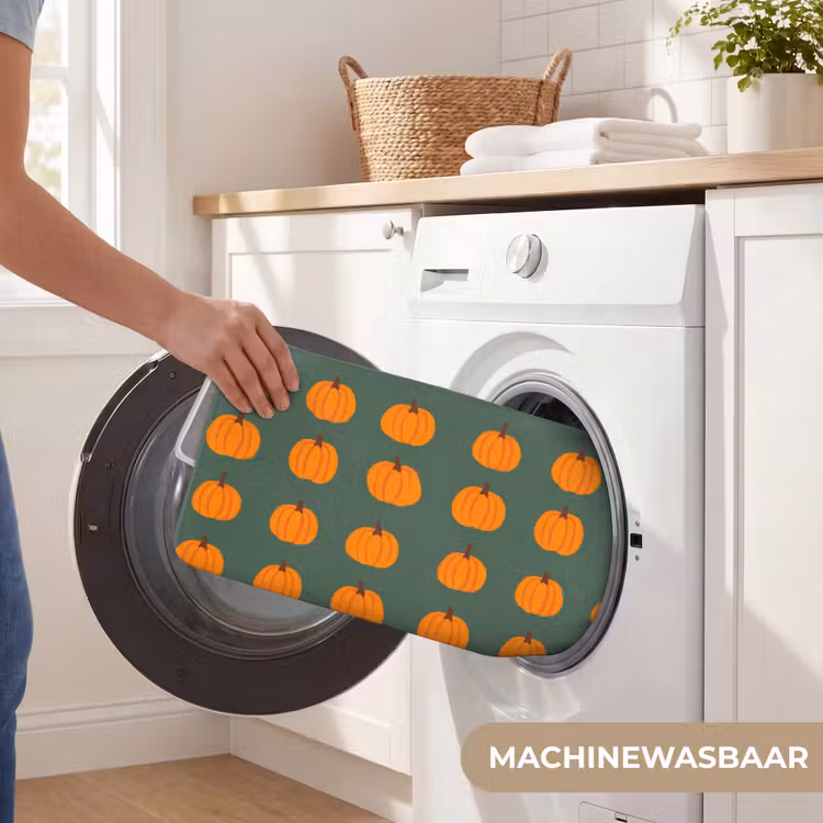 Pompoen - Patroon - Oranje Badmat klein 997 -USP_WasbaarNL