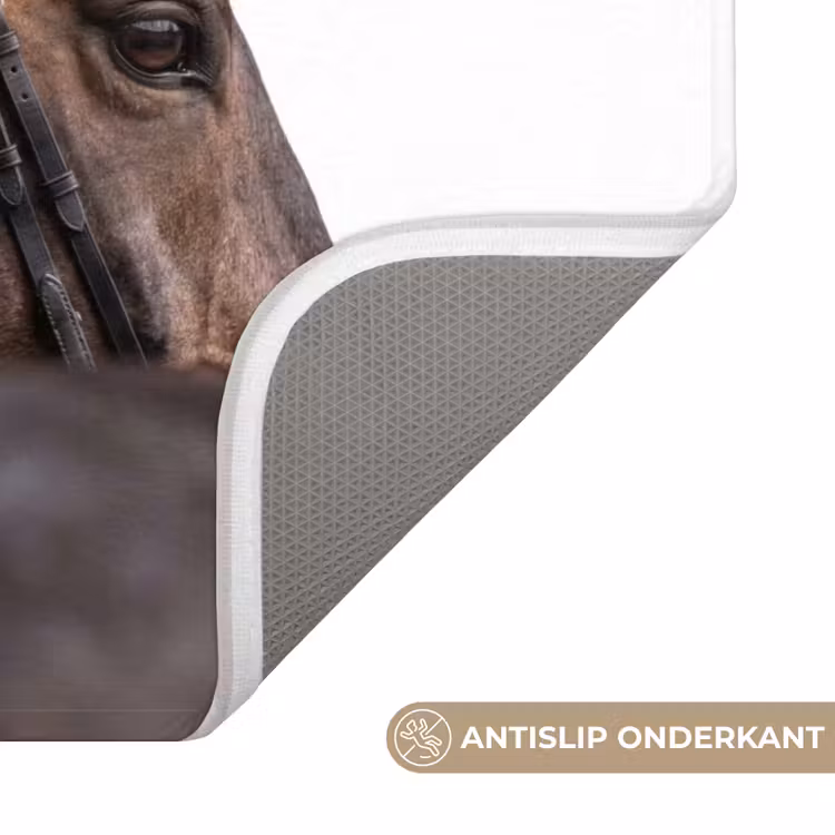 Portret - Paard - Elegant Badmat klein -USP_AntislipNL