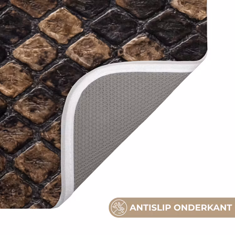 Python - Schubben - Brons Badmat middel -USP_AntislipNL