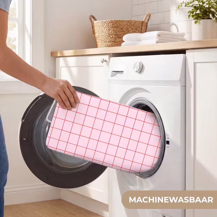 Raster - Patroon - Roze Badmat klein 997 -USP_WasbaarNL