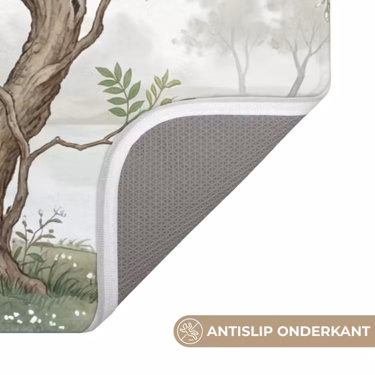 Reiger - Landschap - Groen Badmat klein -USP_AntislipNL