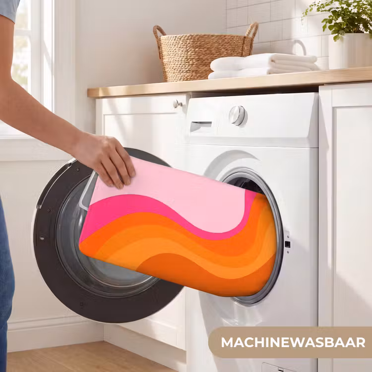 Retro - Waves - Kleurrijk Badmat klein -USP_WasbaarNL