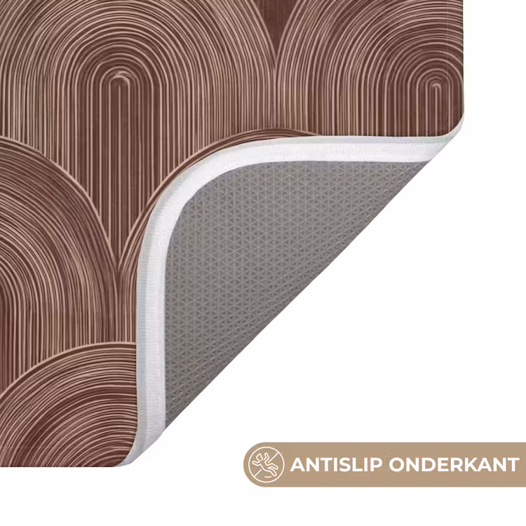 Ritmisch - Effect - Bruin Badmat klein 997 -USP_AntislipNL