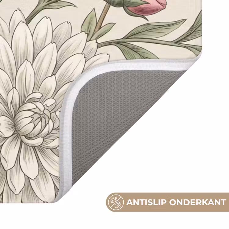 Romantisch - Design - Kleurrijk Badmat klein -USP_AntislipNL