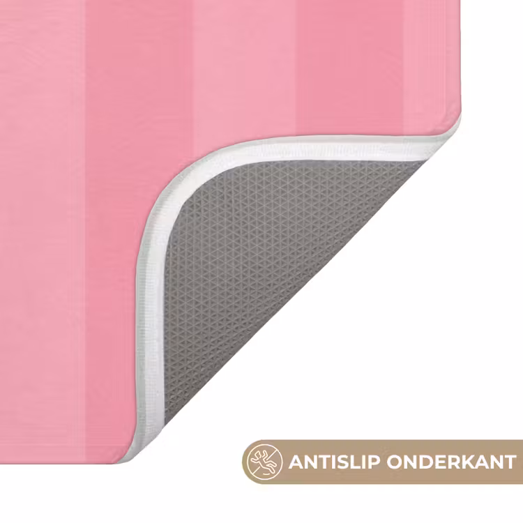Roze - Gestreept - Belle Badmat klein -USP_AntislipNL