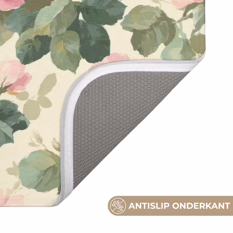 Rozen - Botanisch - Roze Badmat klein 997 -USP_AntislipNL
