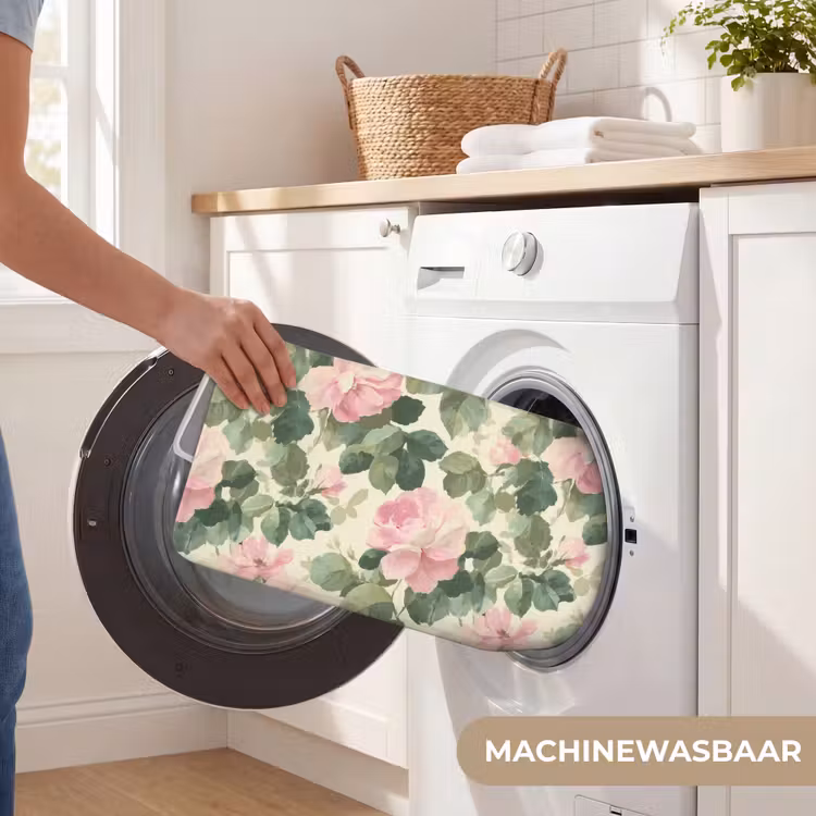 Rozen - Botanisch - Roze Badmat klein 997 -USP_WasbaarNL