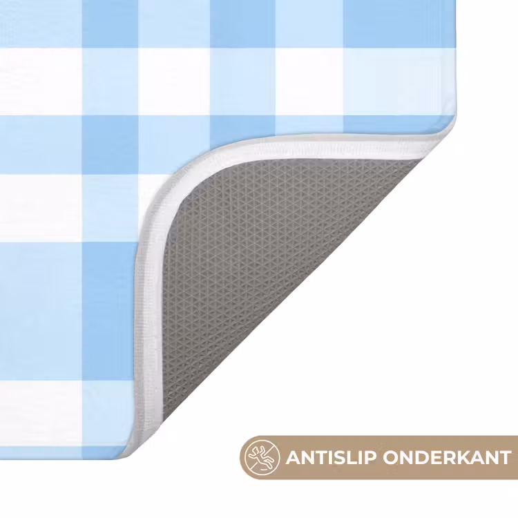 Ruit - Patroon - Blauw Badmat klein 997 -USP_AntislipNL