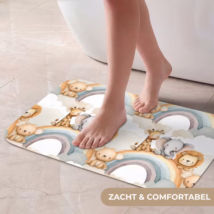Safari - Regenboog - Kleurrijk Badmat klein 997 -USP_ZachtNL