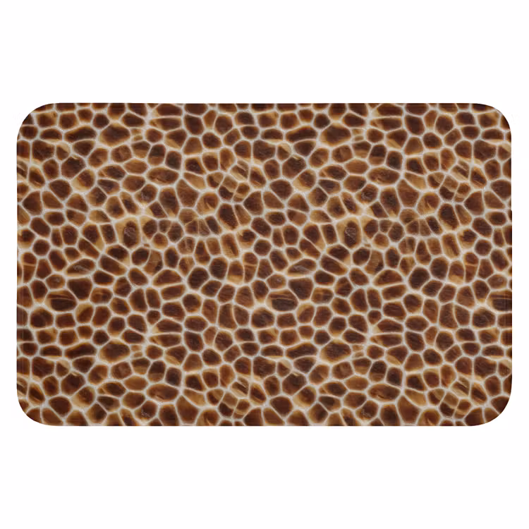 Schildpad - Patroon - Bruin Badmat klein 997 -3d