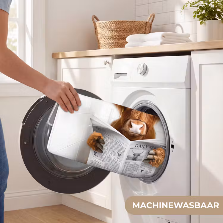 Schotse Hooglander - Dier - Krant - Toilet Badmat klein -USP_WasbaarNL