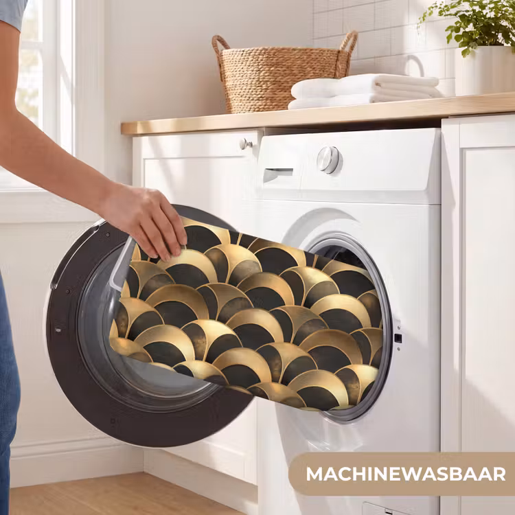 Schubben - Structuur - Goud Badmat klein 997 -USP_WasbaarNL