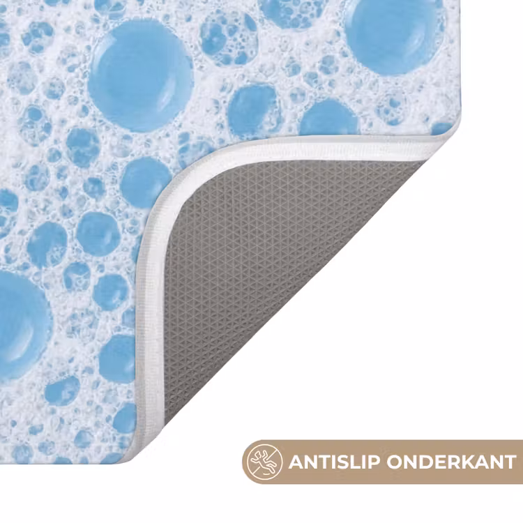 Schuim - Bubbels - Blauw Badmat klein -USP_AntislipNL