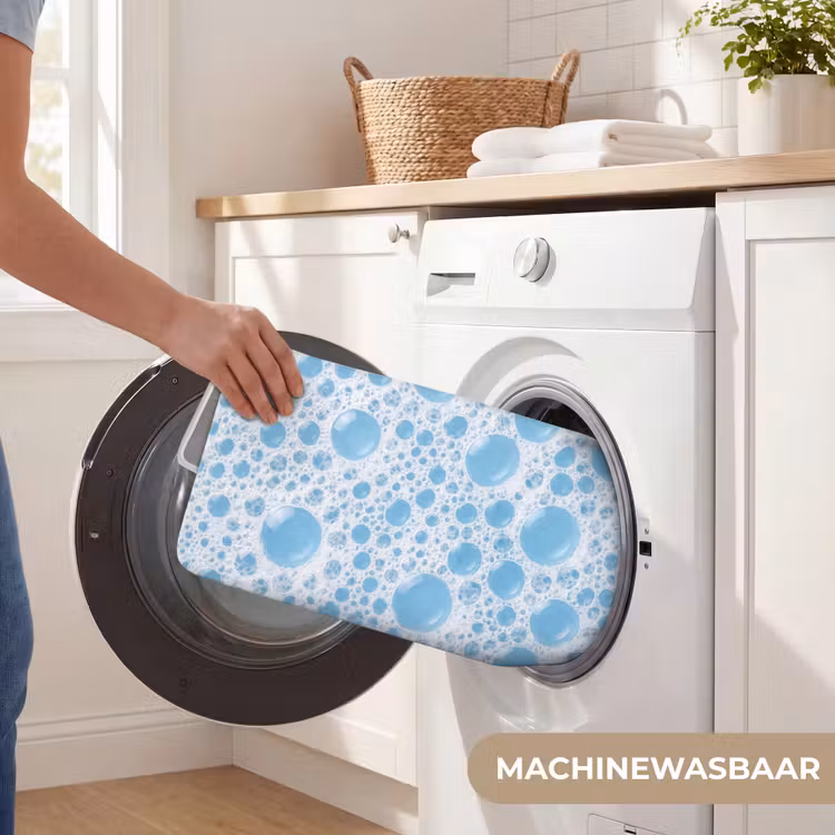 Schuim - Bubbels - Blauw Badmat klein -USP_WasbaarNL