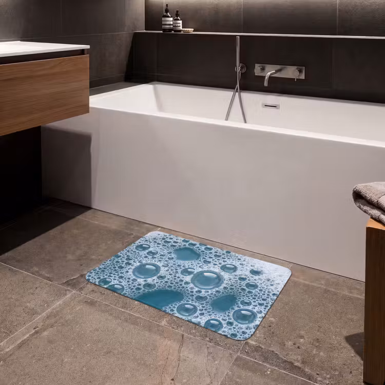 Schuim - Water - Textuur Badmat klein -sfeer3