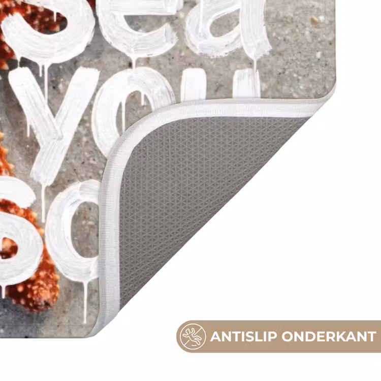 Sea you soon - Zeester - Zee Badmat klein -USP_AntislipNL