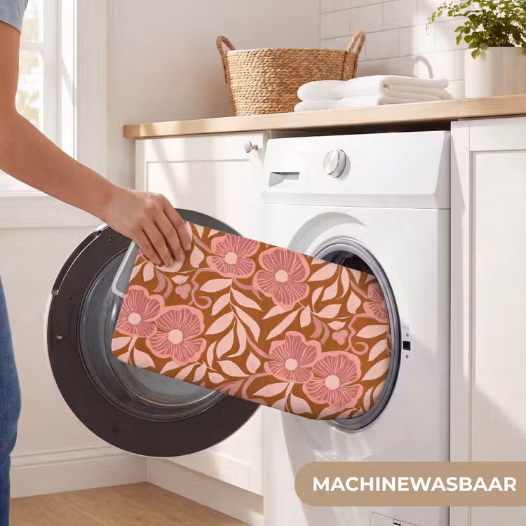 Sfeer - Bloemen - Roze Badmat klein 997 -USP_WasbaarNL