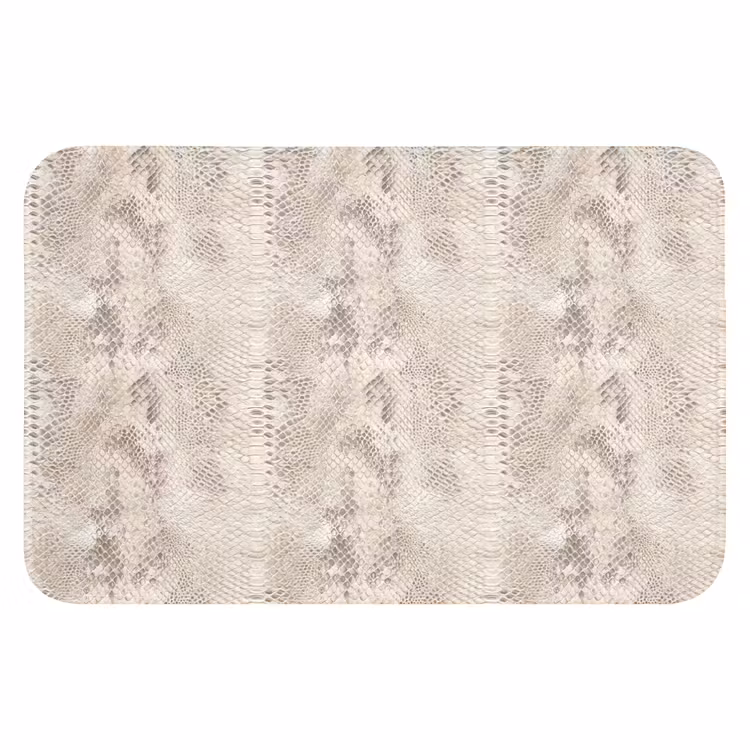Slang - Patroon - Beige Badmat klein 997 -3d