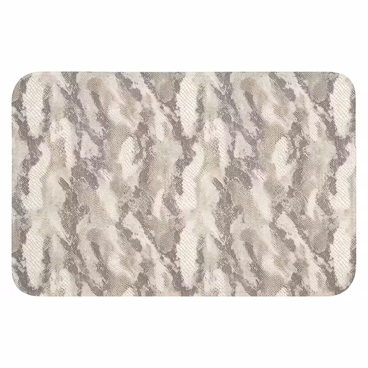 Slang - Patroon - Taupe Badmat klein 997 -3d