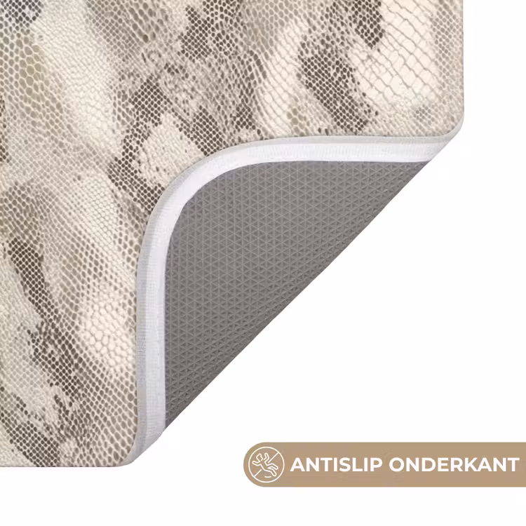 Slang - Patroon - Taupe Badmat klein 997 -USP_AntislipNL