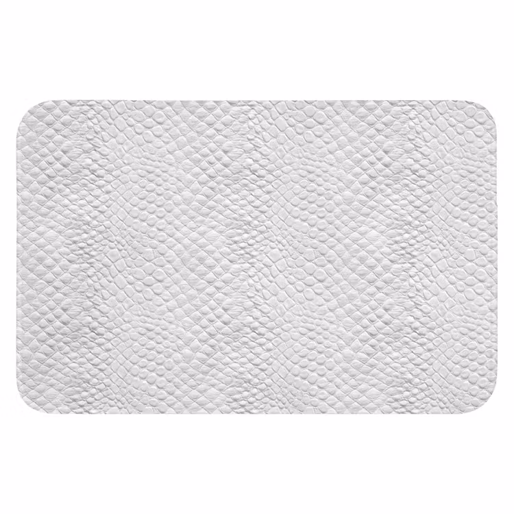 Slang - Patroon - Wit Badmat klein 997 -3d